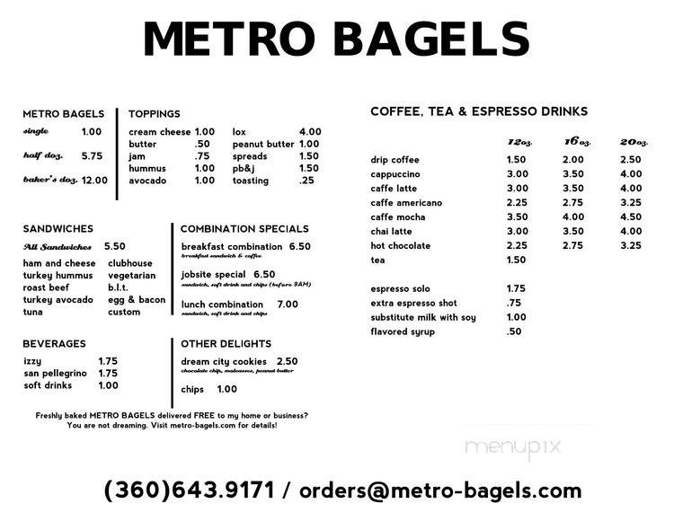 Metro Bagels - Port Townsend, WA