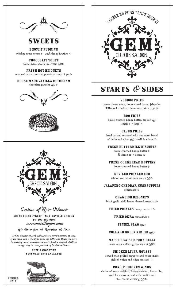 Gem Creole Saloon - Mcminnville, OR