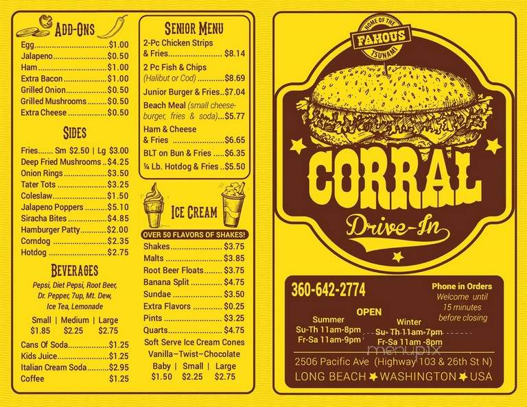 Corral Drive In - Long Beach, WA