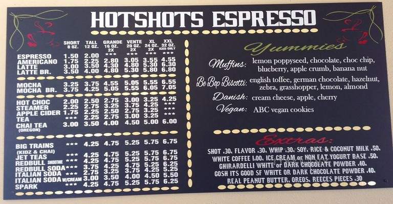 Hot Shots Expresso - Montesano, WA