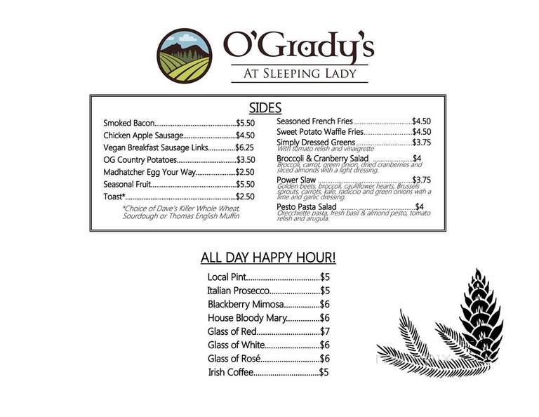 O'Grady's At Sleeping Lady - Leavenworth, WA