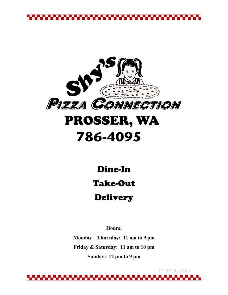 Shy's Pizza Connection - Prosser, WA