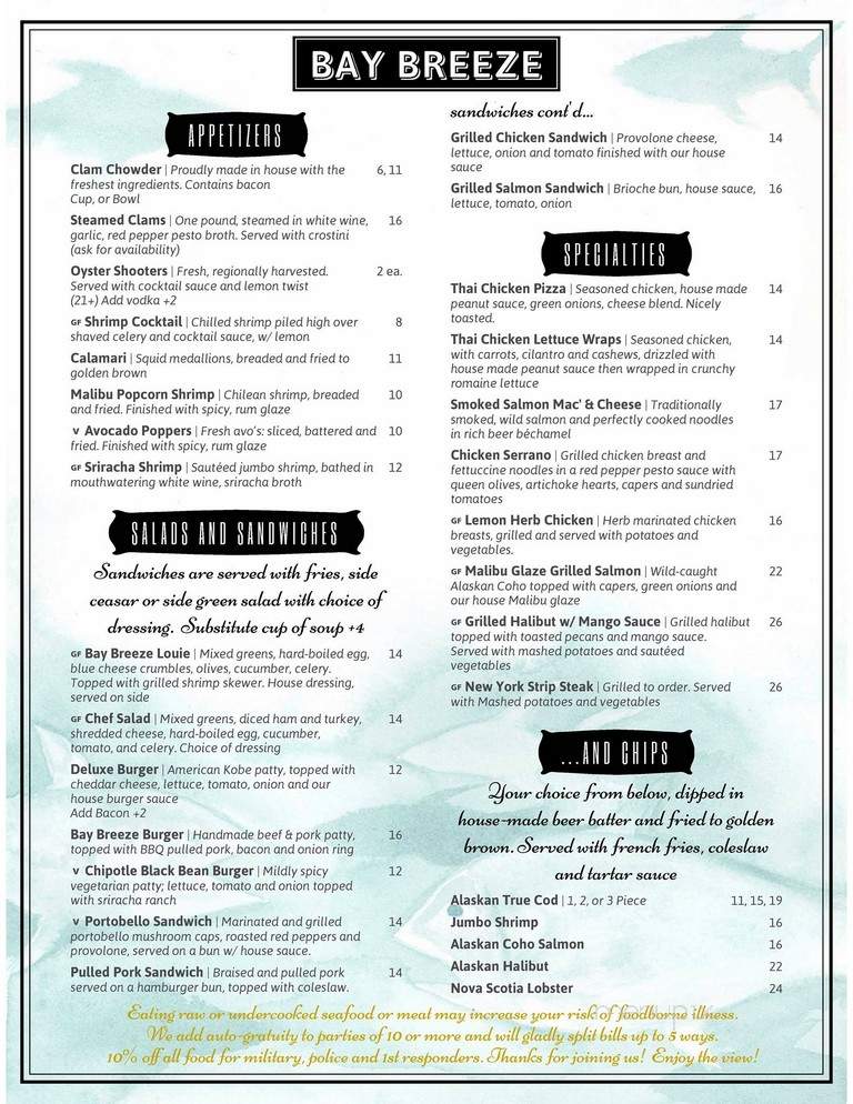 Bay Breeze Restaurant & Bar - Blaine, WA