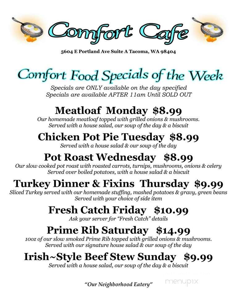 Comfort Cafe - Everett, WA