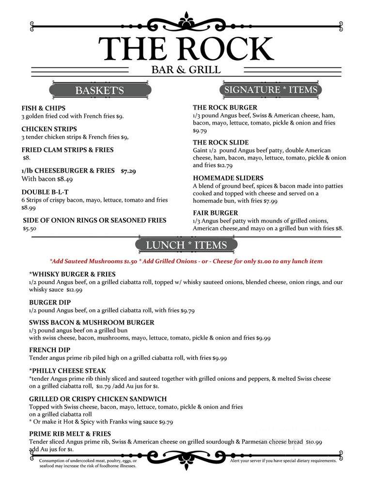 The Rock Bar & Grill - Rock Island, WA