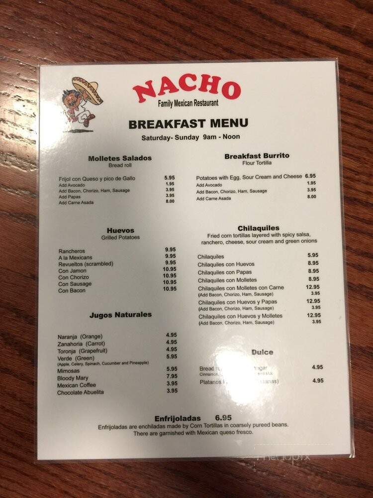 Nacho Family Mexican Restuarant - Lake Stevens, WA