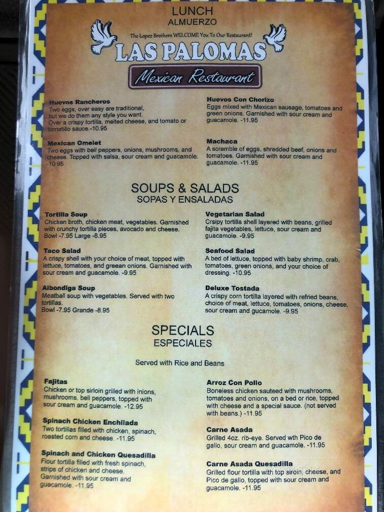 Las Palomas Restaurant - Sequim, WA