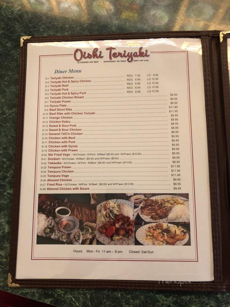 Oishi Teriyaki - Montesano, WA