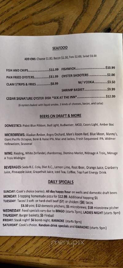 Cedar Inn Tavern - Olympia, WA