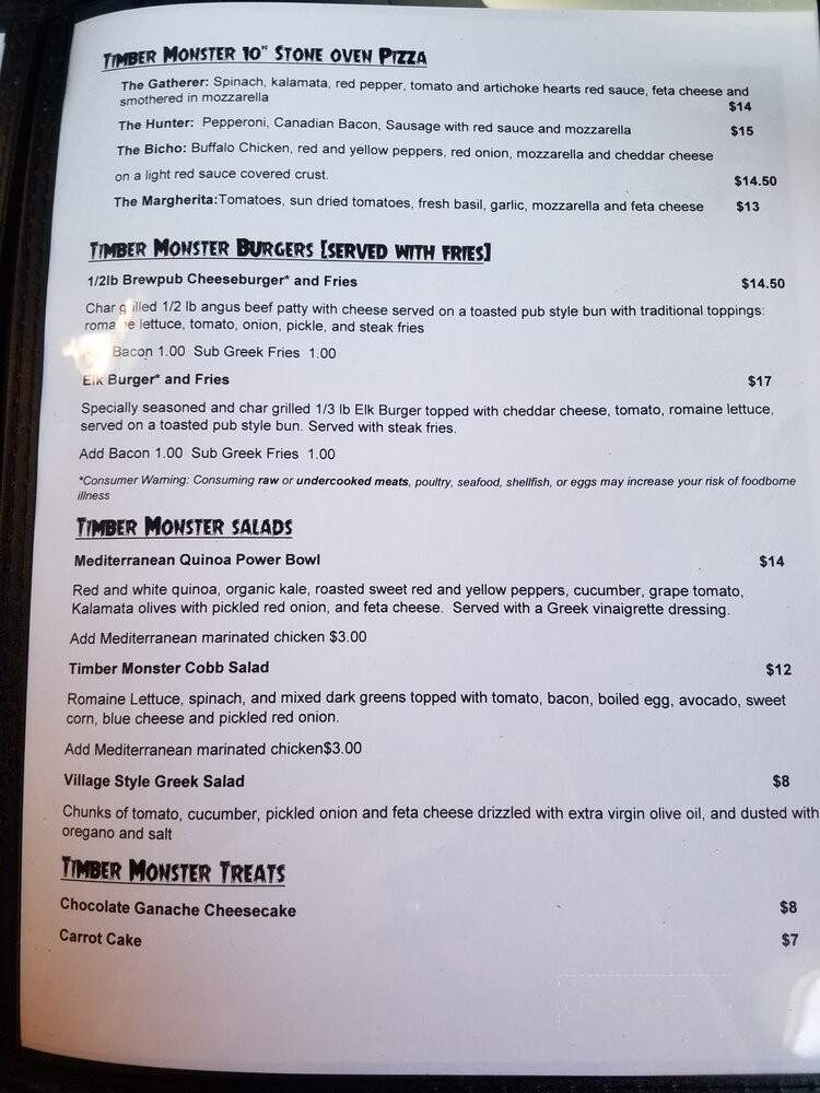 Timber Monster Brewing Company - Sultan, WA