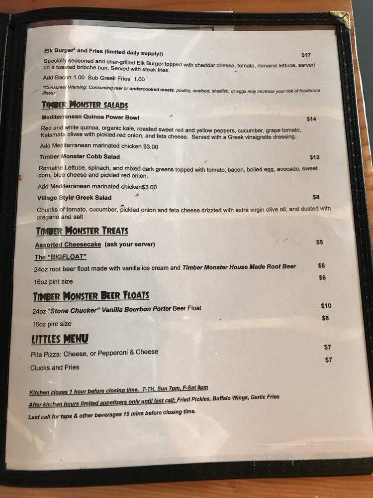 Timber Monster Brewing Company - Sultan, WA