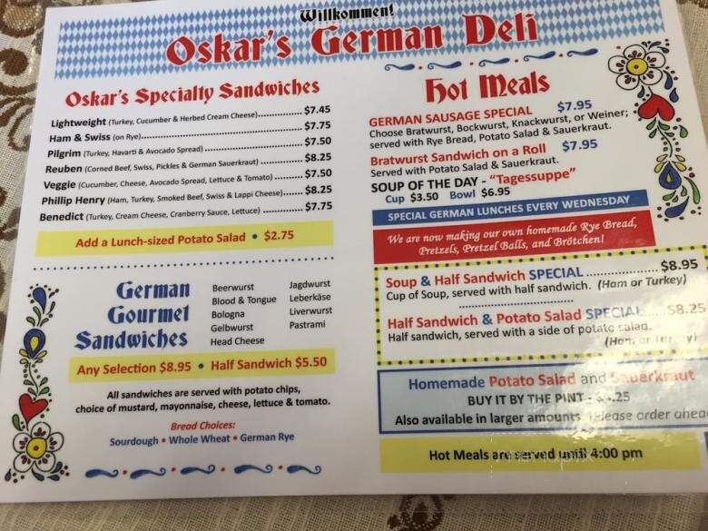 Oskar's German & European Deli - Lacey, WA