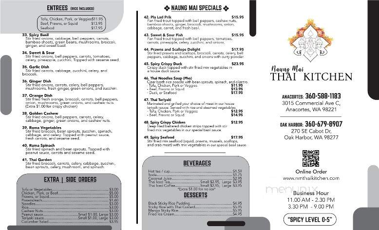 Naung Mai Thai Kitchen - Oak Harbor, WA