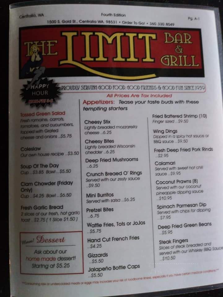 Limit Bar & Grill - Centralia, WA