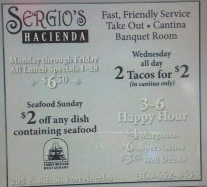 Sergio's Haciendo - Port Angeles, WA