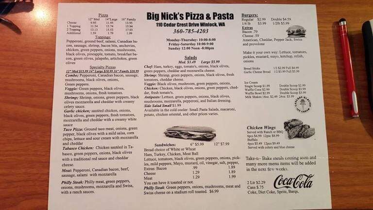 Big Nick's Pizza - Raymond, WA