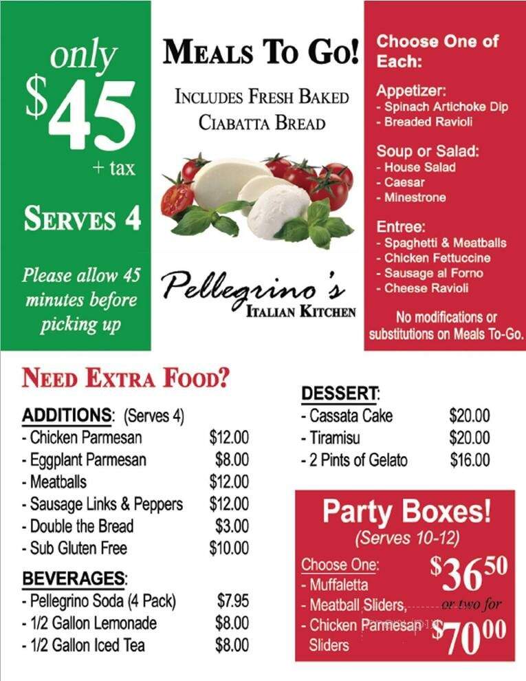 Pellegrino's Italian Kitchen - Tumwater, WA