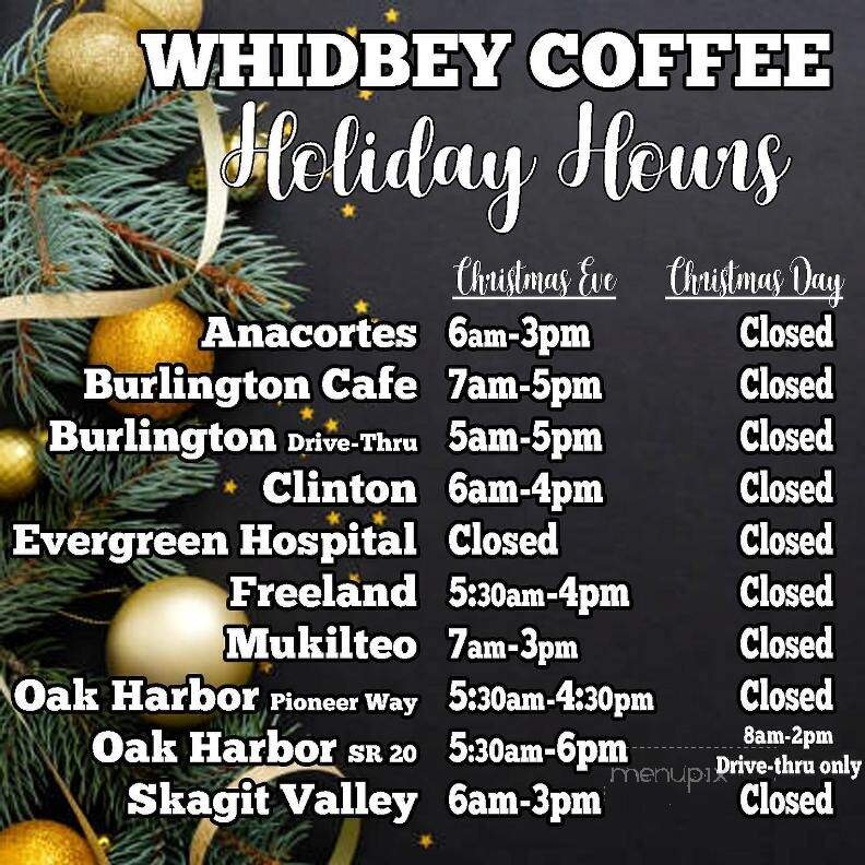 Whidbey Coffee - Burlington, WA