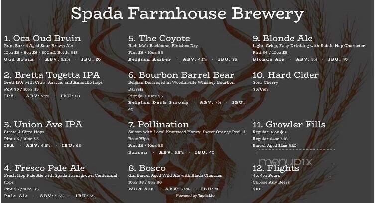 Spada Farmhouse Brewery - Snohomish, WA