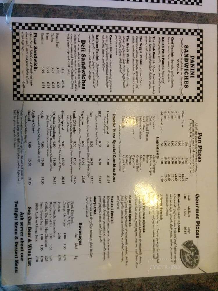 Pacific Pizza - Forks, WA