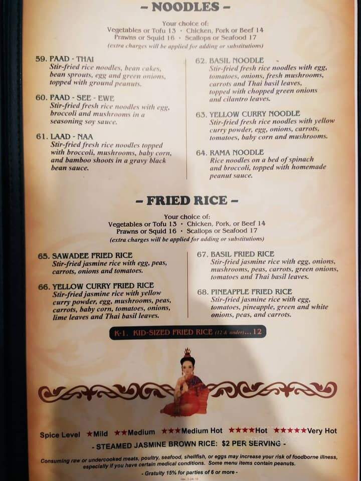 Sawadee Thai Cuisine - Sequim, WA