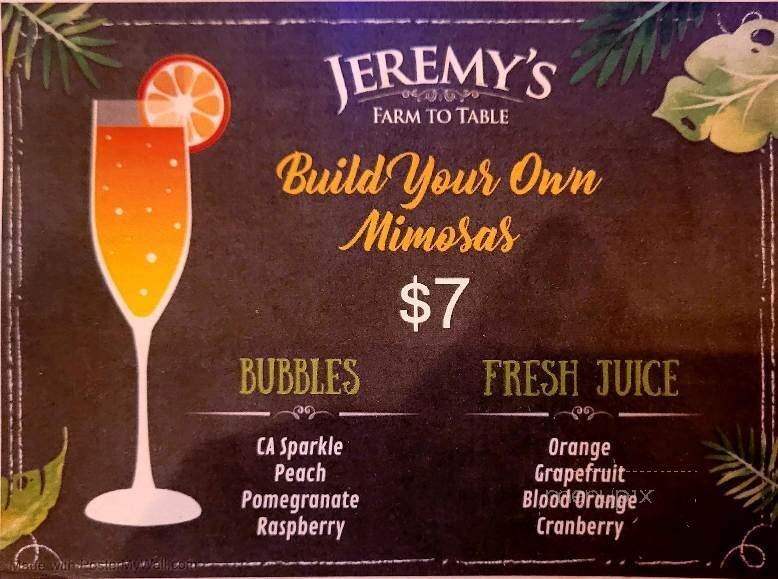 Jeremy's Farm to Table - Chehalis, WA