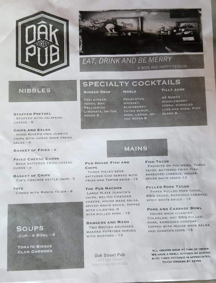 Oak Street Pub - Hood River, OR