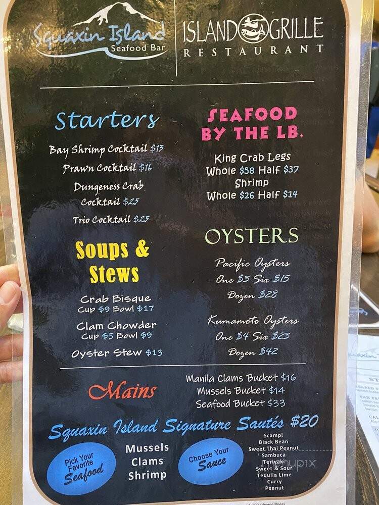 Squaxin Island Seafood Bar - Shelton, WA