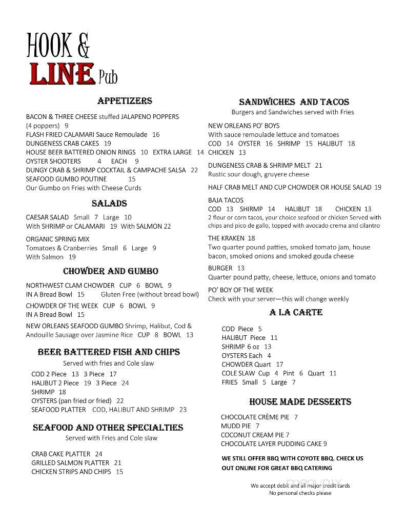 Hook & Line Pub - Port Angeles, WA