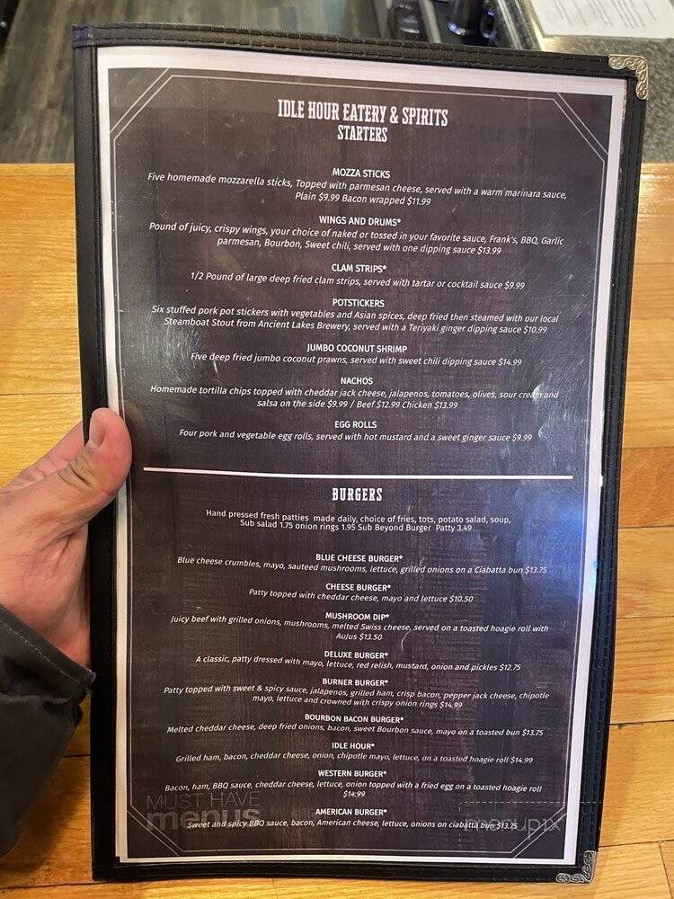 Idle Hour Eatery & Spirits - Quincy, WA