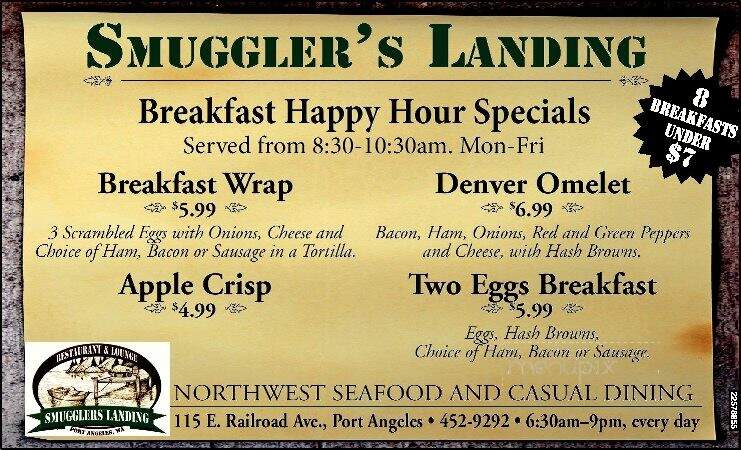 Smuggler's Landing Restaurant & Lounge - Port Angeles, WA