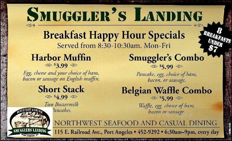 Smuggler's Landing Restaurant & Lounge - Port Angeles, WA