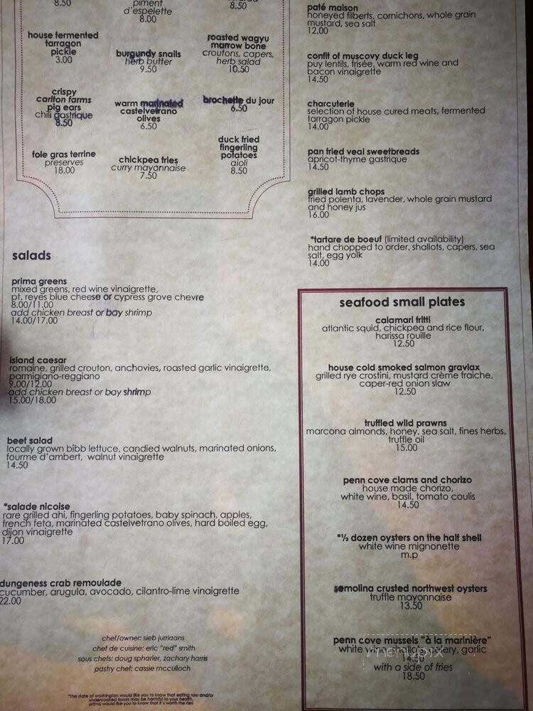 Primo Bistro - Langley, WA