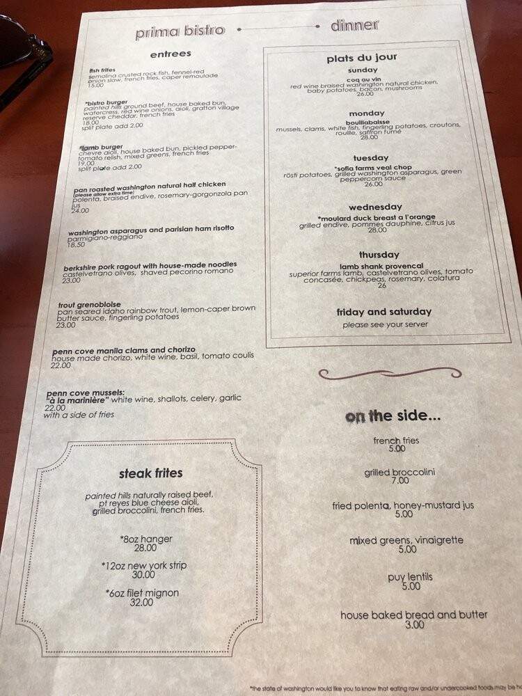 Primo Bistro - Langley, WA