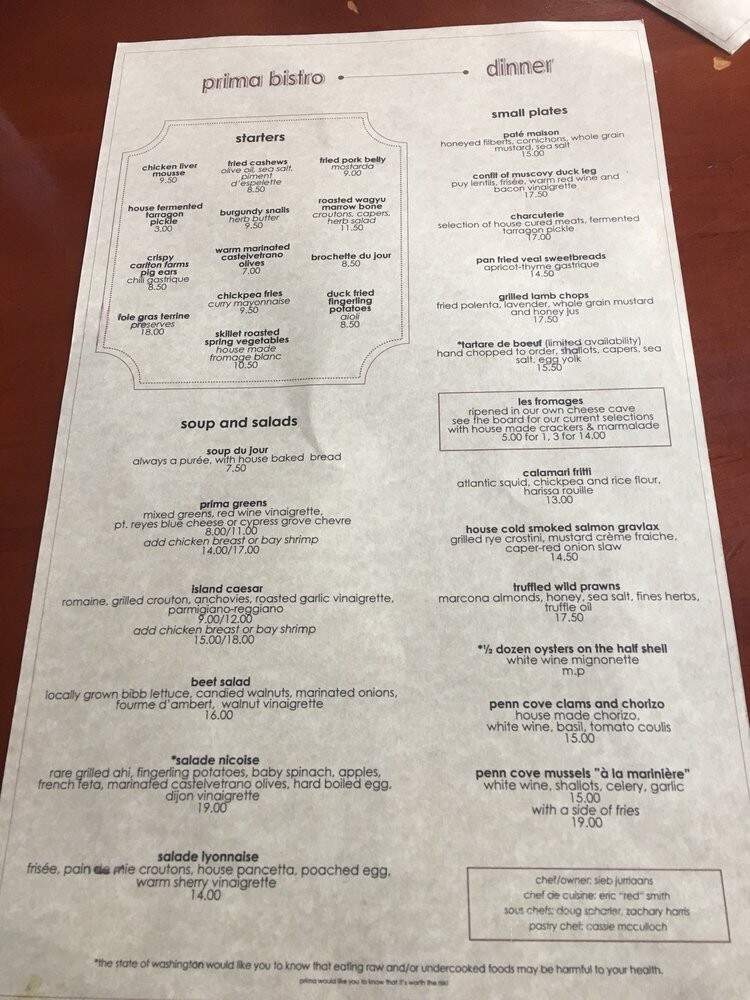 Primo Bistro - Langley, WA