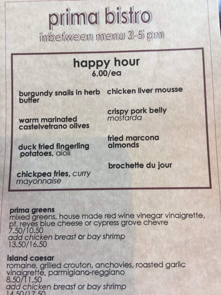 Primo Bistro - Langley, WA