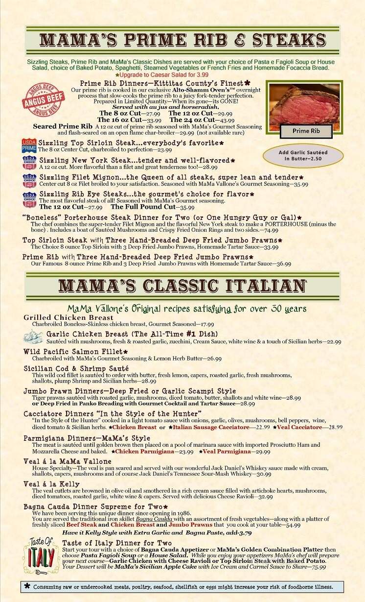 Mama Vallone's Steak House - Cle Elum, WA