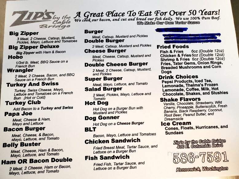 Zip's - Kennewick, WA