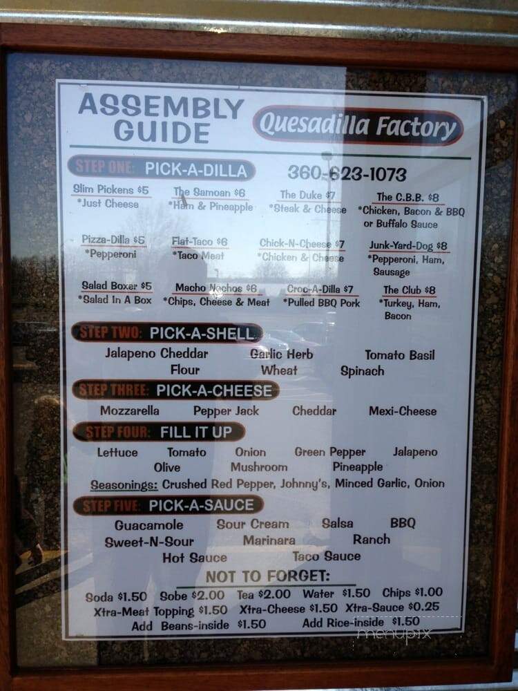 Quesadilla Factory - Chehalis, WA