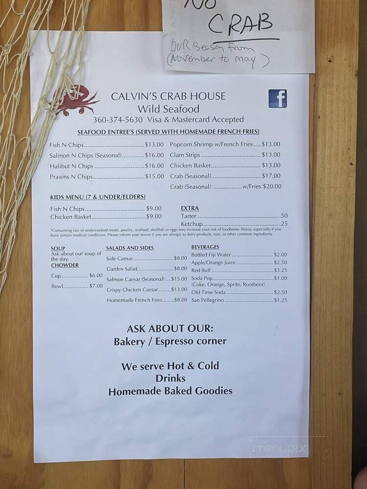 Calvin's Crab House - Neah Bay, WA