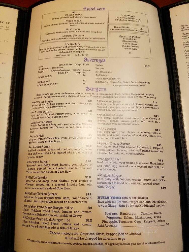 Pj's Pizza Express - Cathlamet, WA