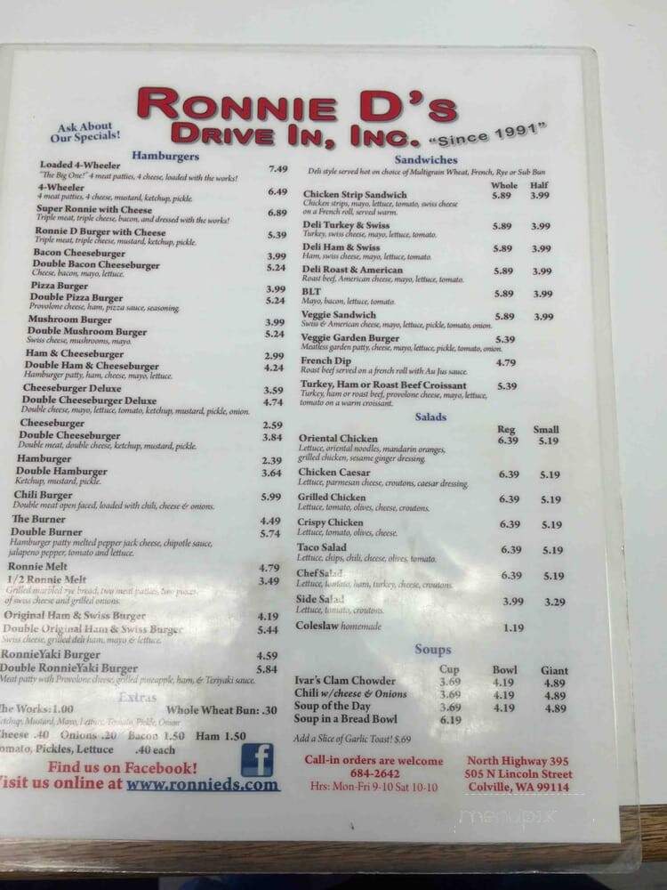 Ronnie D's Drive In - Colville, WA