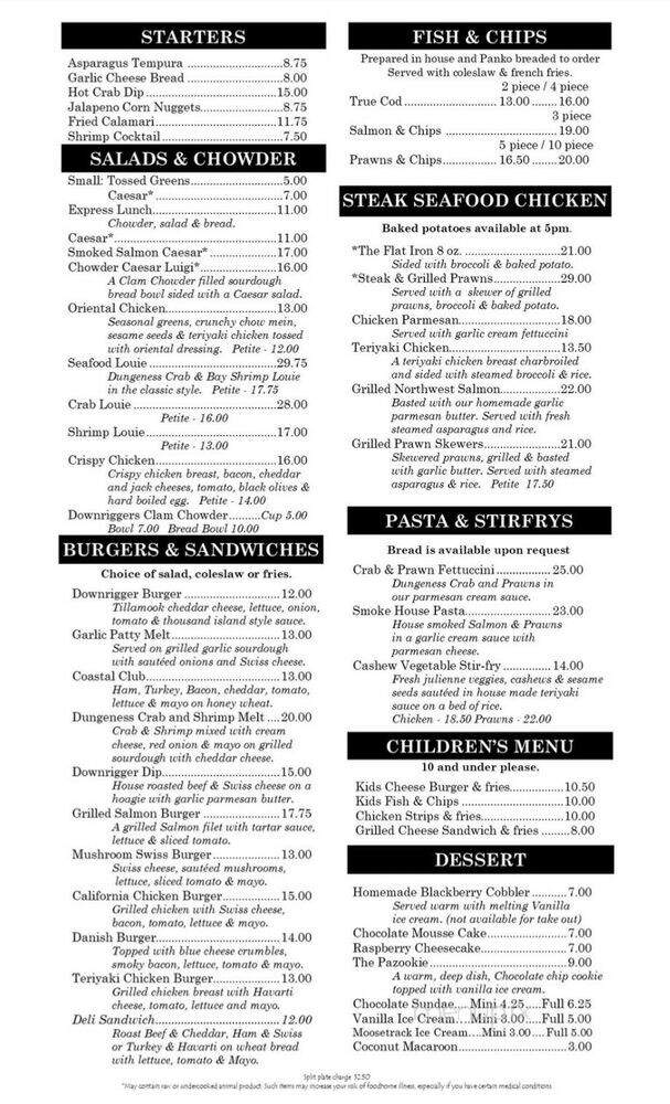 Downrigger's Waterfront Restaurant - Port Angeles, WA