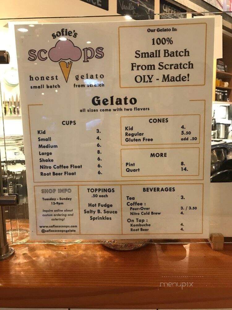 Sofie's Scoops - Olympia, WA