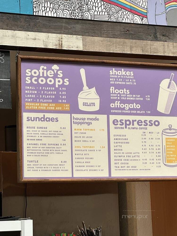 Sofie's Scoops - Olympia, WA