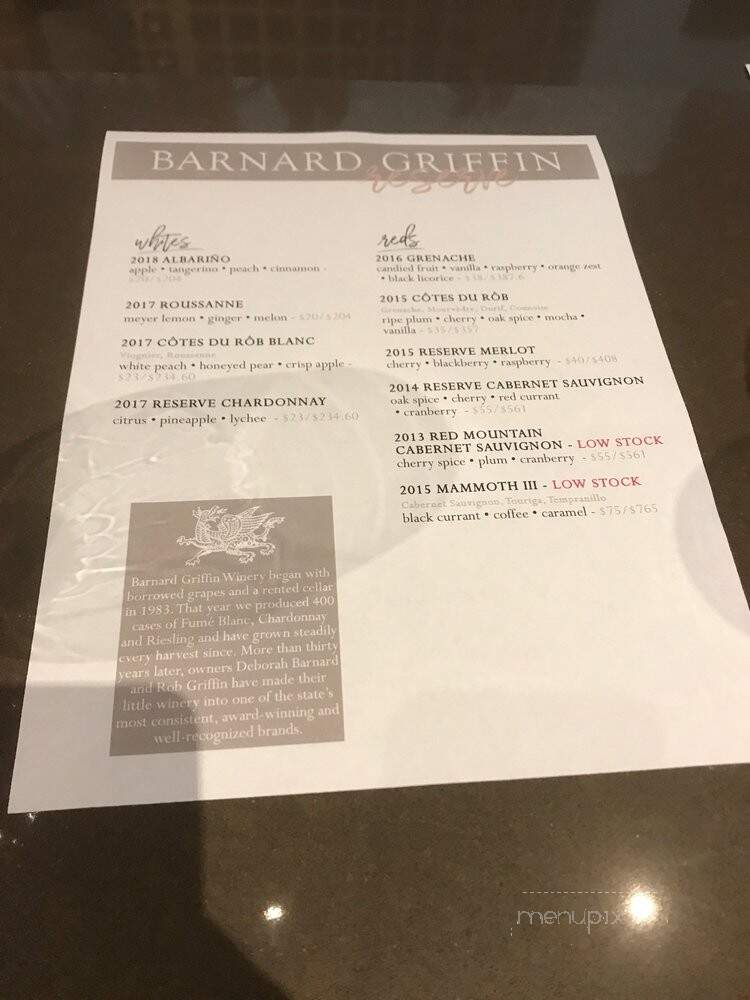 Barnard Griffin Winery - Richland, WA