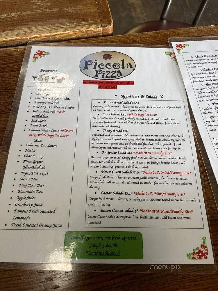 Piccola Pizza - Snohomish, WA