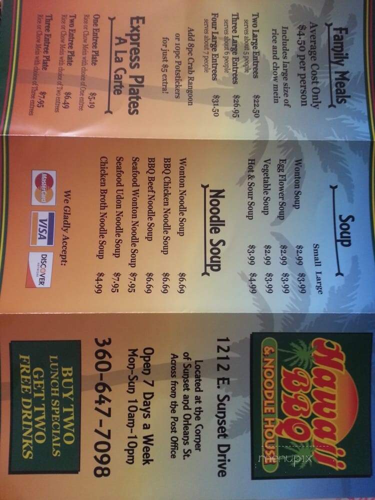 Hawaii Bbq & Noodle House - Bellingham, WA