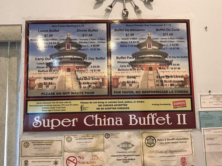 Super China Buffet - Moses Lake, WA