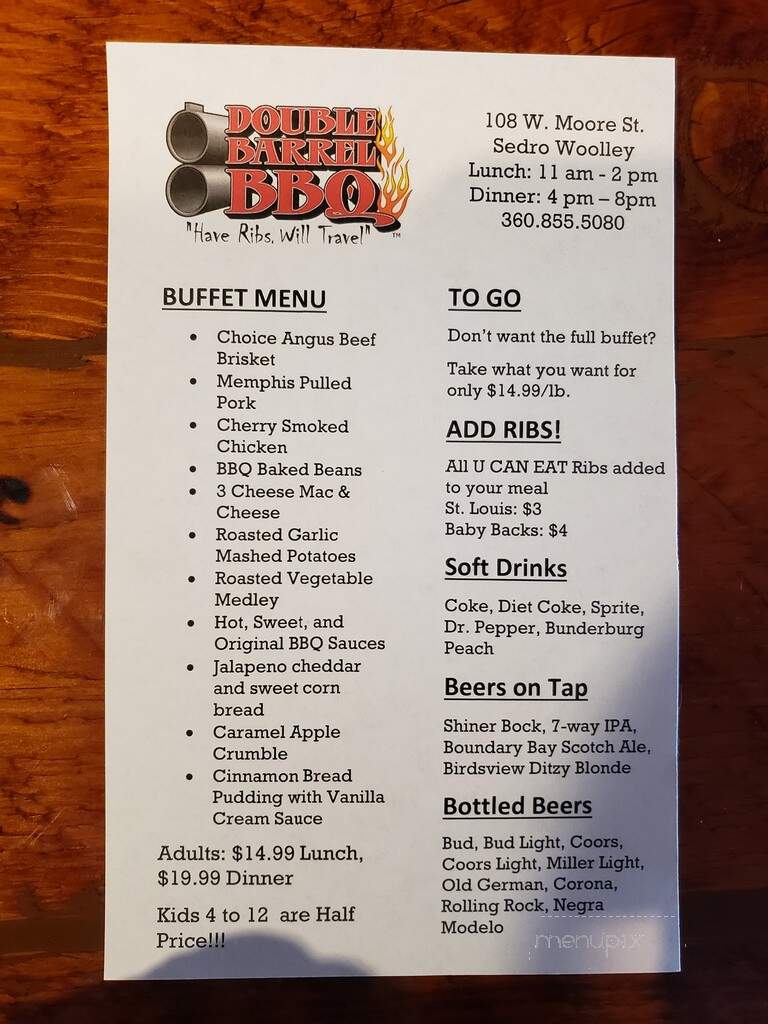 Double Barrel BBQ - Sedro Wooley, WA